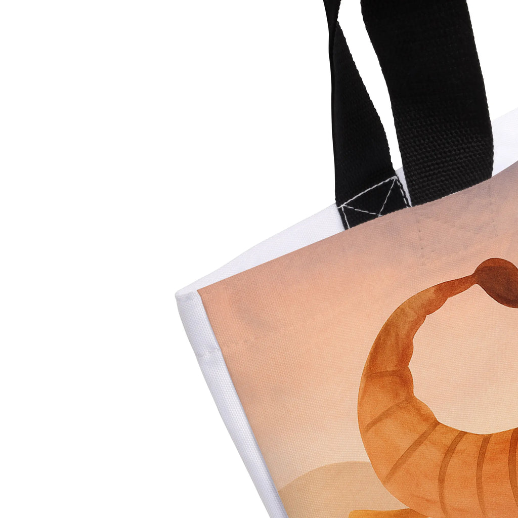 Shopper znak zodiaku Skorpion Design Alltagstasche, Einkaufstasche, Tasche, Beutel, Shopper, Tragebeutel, Strandtasche, Freizeittasche, Schulbeutel, Schultasche, Einkaufsbeutel, Tierkreiszeichen, Sternzeichen, Horoskop, Astrologie, Aszendent, Skorpione, Skorpion Sternzeichen, Skorpion Geschenk, Geburtstag Oktober, Geburtstag November, Geschenk November, Geschenk Oktober
