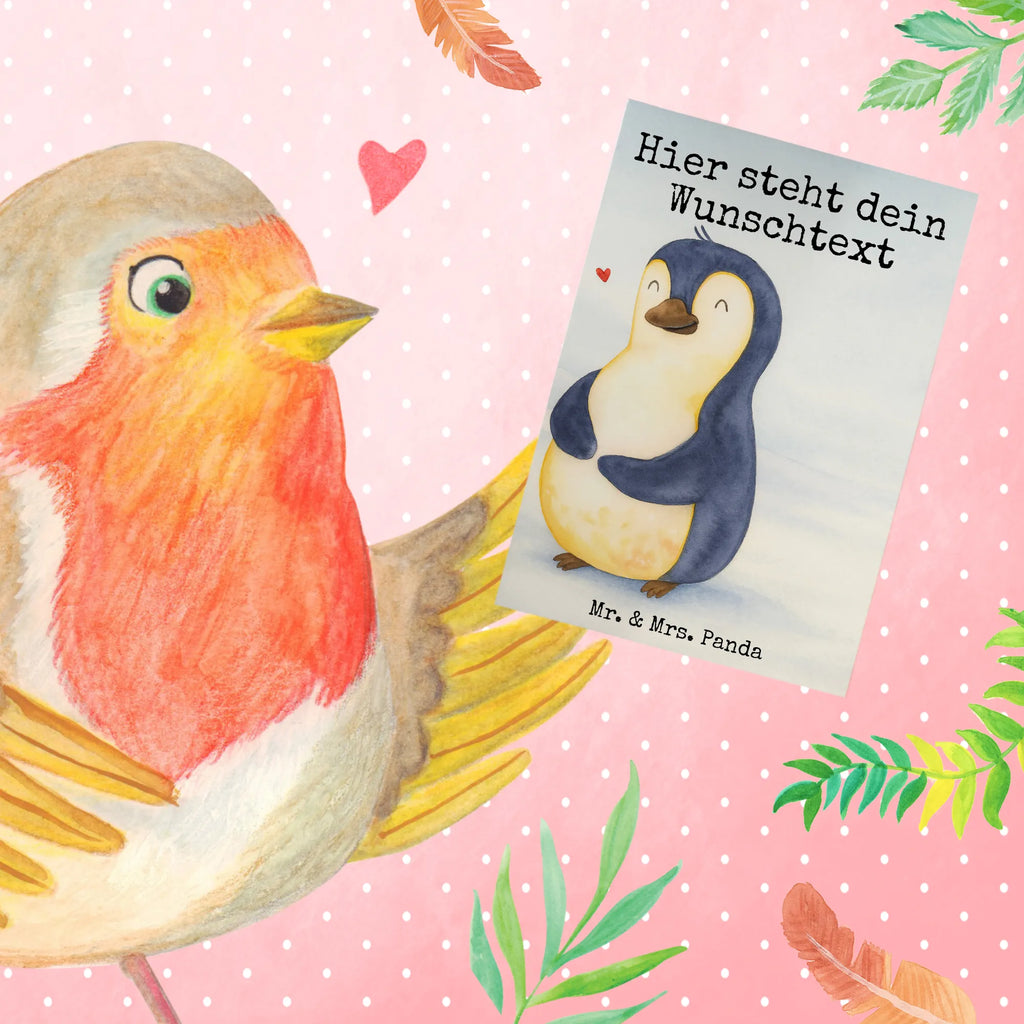 Personalised greetings card Penguin diet Design Penguin, North Pole, Winter, Penguins, diet, penguin, losing weight, self-love, body love, self-respect, weight, motivation, penguins