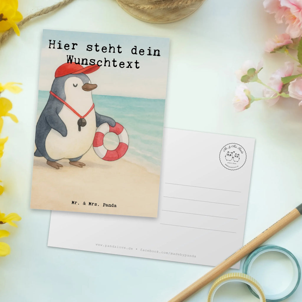 Personalisierte Postkarte Bademeister Leidenschaft Design Einladung mit Wunschtext, Postkarte personalisierbar, Grußkarte mit Wunschtext, Ansichtskarte mit Namen, Karte mit Namen, Grußkarte mit Namen, Postkarte bedrucken, Geschenkkarte mit Wunschtext, Postkarte mit Wunschtext, Postkarte mit Namen, Karte mit Wunschtext, Ansichtskarte mit Wunschtext, Geschenkkarte mit Namen, Einladung mit Namen, Beruf, Ausbildung, Jubiläum, Abschied, Rente, Kollege, Kollegin, Geschenk, Schenken, Arbeitskollege, Mitarbeiter, Firma, Danke, Dankeschön, Badeanstalt, Schwimmschule, Schwimmverein, Rettungsschwimmer, Bademeister, Schwimmbad, Schwimmmeister, Freibad