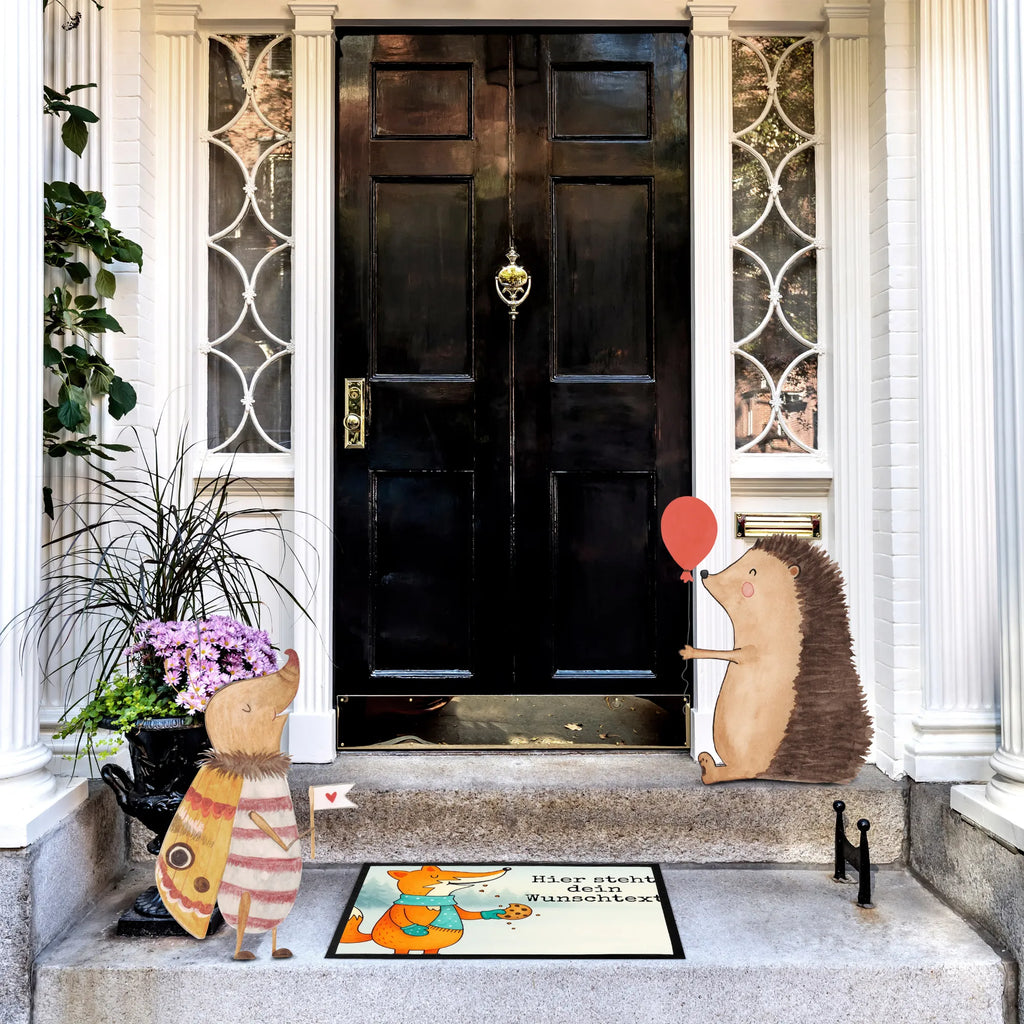 Personalisierte Fußmatte Fuchs Keks Design Namensfussmatte, Fußmatte bedrucken, Fußmatte mit Namen, Haustürmatte personalisiert, Bedrucken, Türvorleger personalisiert, Personalisierte Fußmatte, Wunschnamen, Personalisieruung, Türvorleger mit Namen, Personalisiert, Fuchs, Winter, Weihnachtszeit, Liebe, Plätzchen, Füchse, Küche Deko, Backen Spruch, Kekse