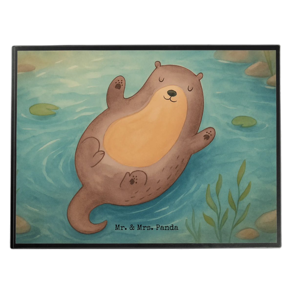 Desk pad otter Embrace Design office, Desk pad, girl, underlay, desk, children, otter, marten, sea otter, European otter, water mammal, aquatic animal, baby otter, predator, water, otter gifts, animal lover, gift ideas for animal lovers, animal, mammal, water animal, gifts for people in love, Otter Sea Otter Lake Otter