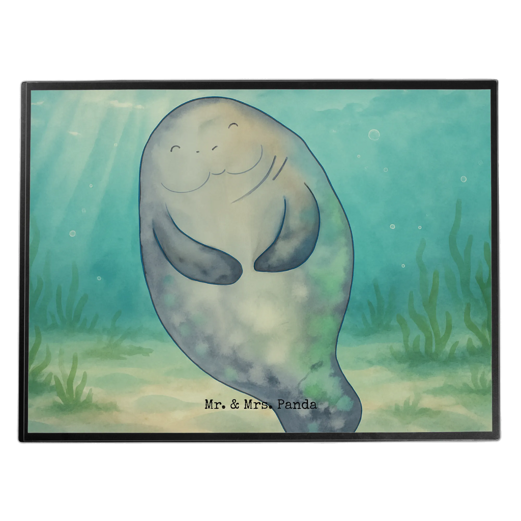 Podkładka na biurko morska krowa Szczęśliwy Design Büroartikel, Schreibtisch Unterlagen, Schreibunterlage, Schreibtischunterlage Groß, Schreibtischauflage, Bürobedarf, Schreibwaren, Meerestiere, Meer, Urlaub, Neustart, Neuanfang, Freundin, Liebeskummer, Achtsamkeit, Seekuh, Seekühe, Selbstliebe, Respekt, Zufrieden