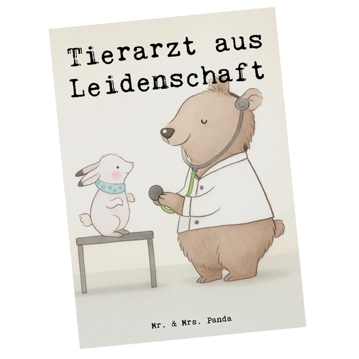 Postcard Veterinarian Passion Design