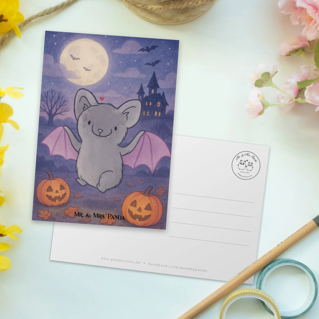 Pocztówka nietoperz Klasyczny Design Halloween, dekoracje, Martinssingen, dekoracja, prezenty, dawanie