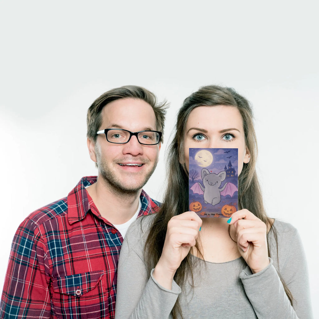 Pocztówka nietoperz Klasyczny Design Halloween, dekoracje, Martinssingen, dekoracja, prezenty, dawanie