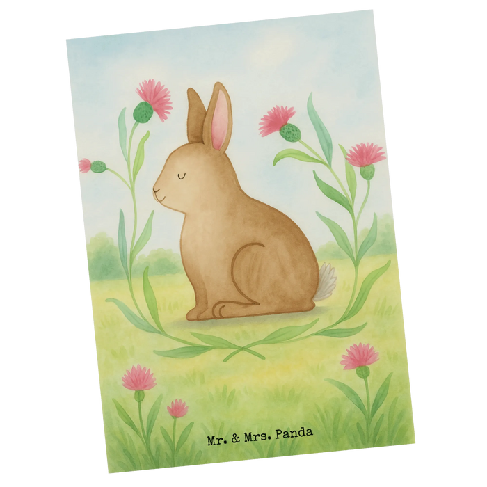 Postcard Hare Sit Design