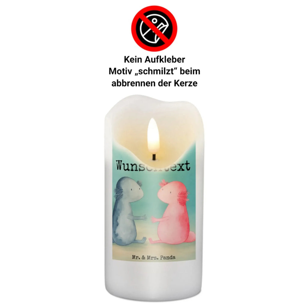 Personalizowana świeca Axolotl miłość Design Axolotl, Molch