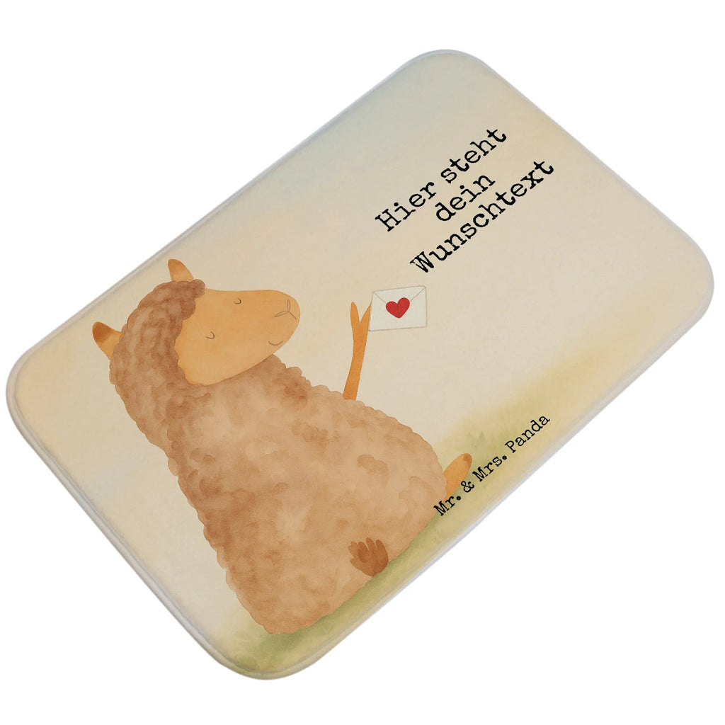 Personalised bath mat alpaca banner Design alpaca, llama, pako, camel, Peru, animal, favourite animal, llamas, alpacas, Alpaca, love