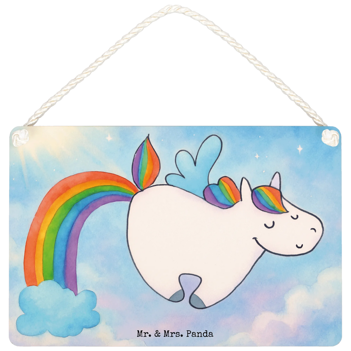 Decorative sign unicorn Pegasus Design rainbow, playing, pegasus, unicorn love, saying fun, reality, growing up
