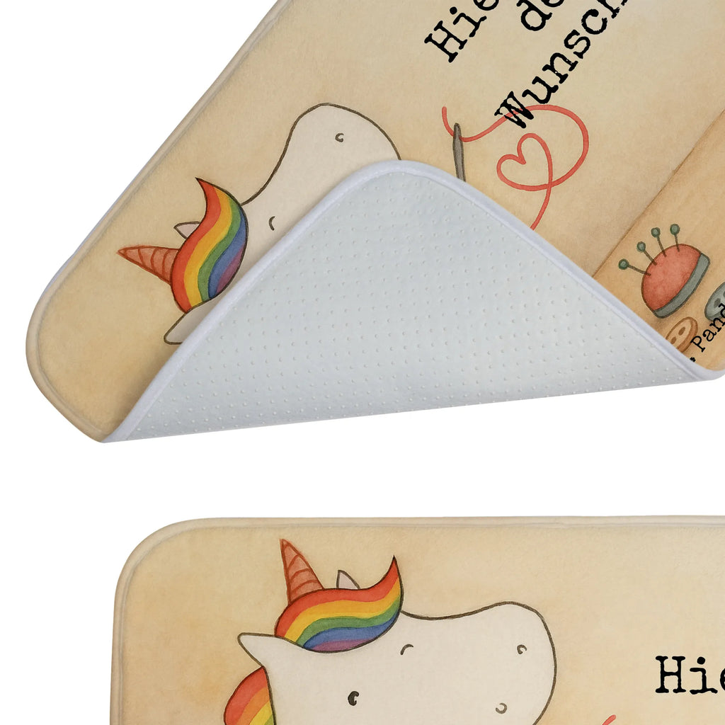 Personalised bath mat unicorn seamstress Design unicorn, unicorns, girl, seamstress gift, tinkering, crochet, sewing room, seamstress present, sew, girlfriend, knitting