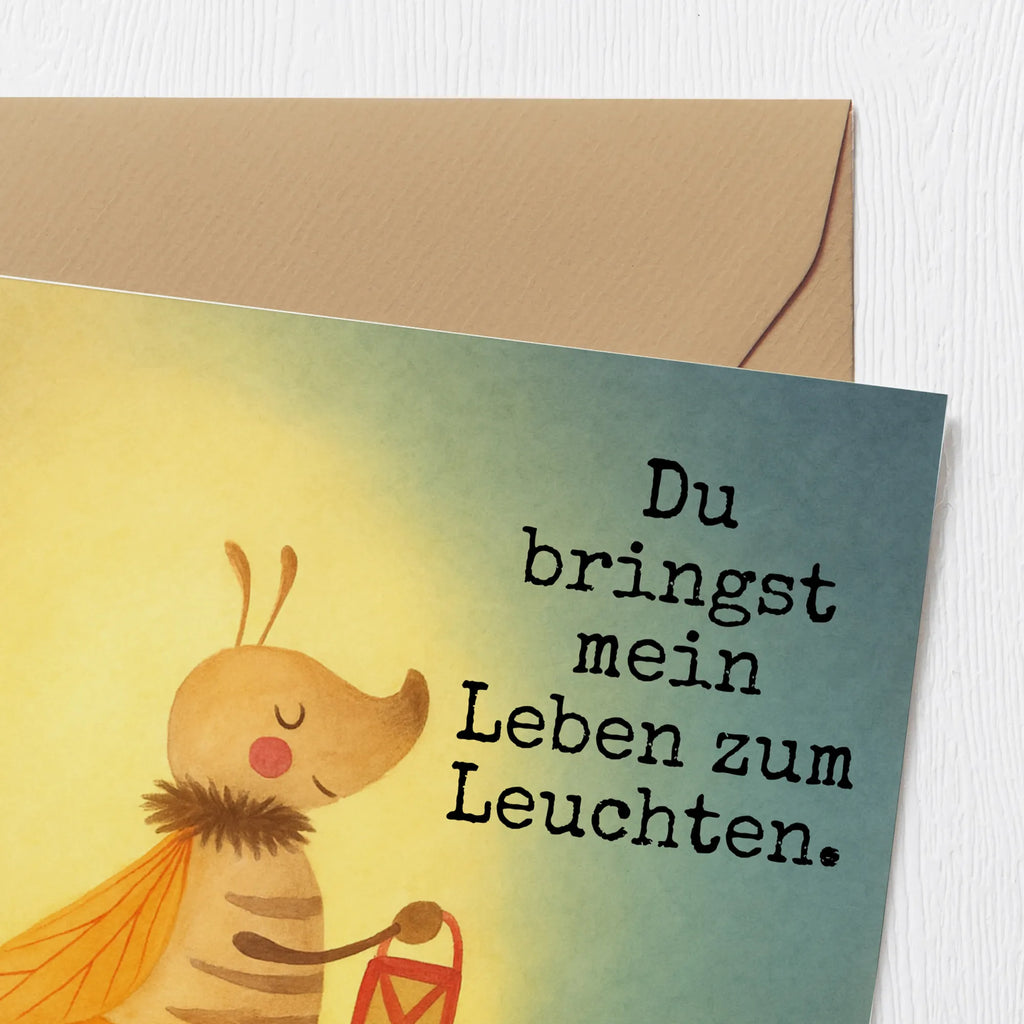 Karta Deluxe Świetlik Design Karte, Grußkarte, Klappkarte, Einladungskarte, Glückwunschkarte, Hochzeitskarte, Geburtstagskarte, Hochwertige Grußkarte, Hochwertige Klappkarte, Tiermotive, Gute Laune, lustige Sprüche, Tiere, Glühwürmchen, Glühwurm, Falter, Liebe, Leuchten, magisch, Liebesbeweis, Lieblingsmensch, Verlobung, Heiratsantrag, Jahrestag, Liebesspruch