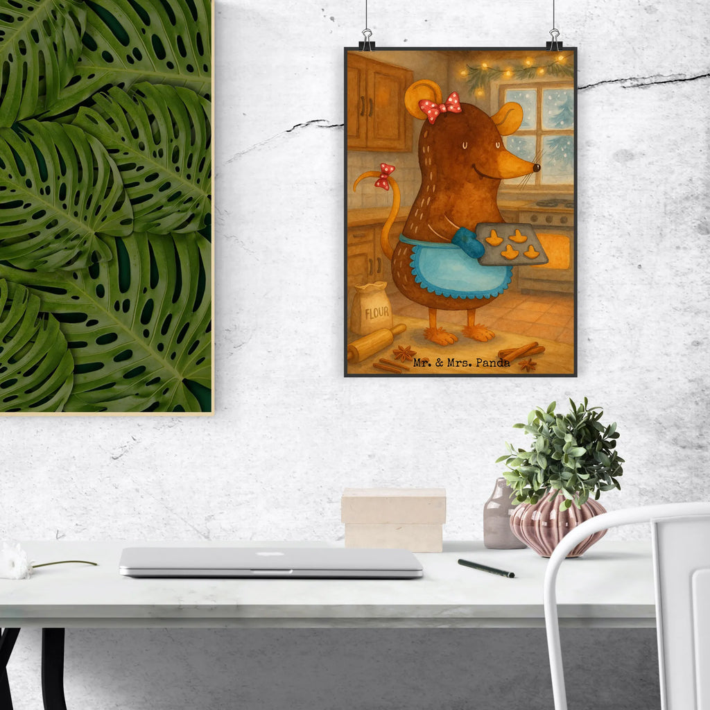 Poster Maus Kekse Design Bild, Kunstdruck, Küchenposter, Wanddekoration, Wanddeko Bild, Designposter, Wandposter, Mr. & Mrs. Panda Poster, Handgemaltes Poster, Kinderposter, Wanddeko, Raumdekoration, Posterdruck, Poster, Winter, Weihnachten, Weihnachtsdeko, Nikolaus, Advent, Heiligabend, Wintermotiv, Kekse, Weihnachtsbäckerei, Plätzchen, Weihnachtskekse, backen, Chaosqueen, Maus