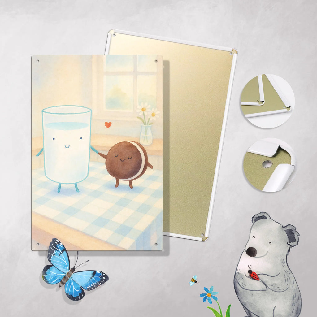 Malen nach Zahlen Metallschild Milch Keks Design Kreativität, Baseln, Künstler, Malen, Kunstwerk, Ausmalbild, DIY, Bastelidee, Malen nach Zahlen, Tiermotive, Gute Laune, lustige Sprüche, Tiere, Kekse, perfektes Paar, Kaffee, Milk, Keks, romantisch, Milch, Motiv süß, Einladung Frühstück, Cookie