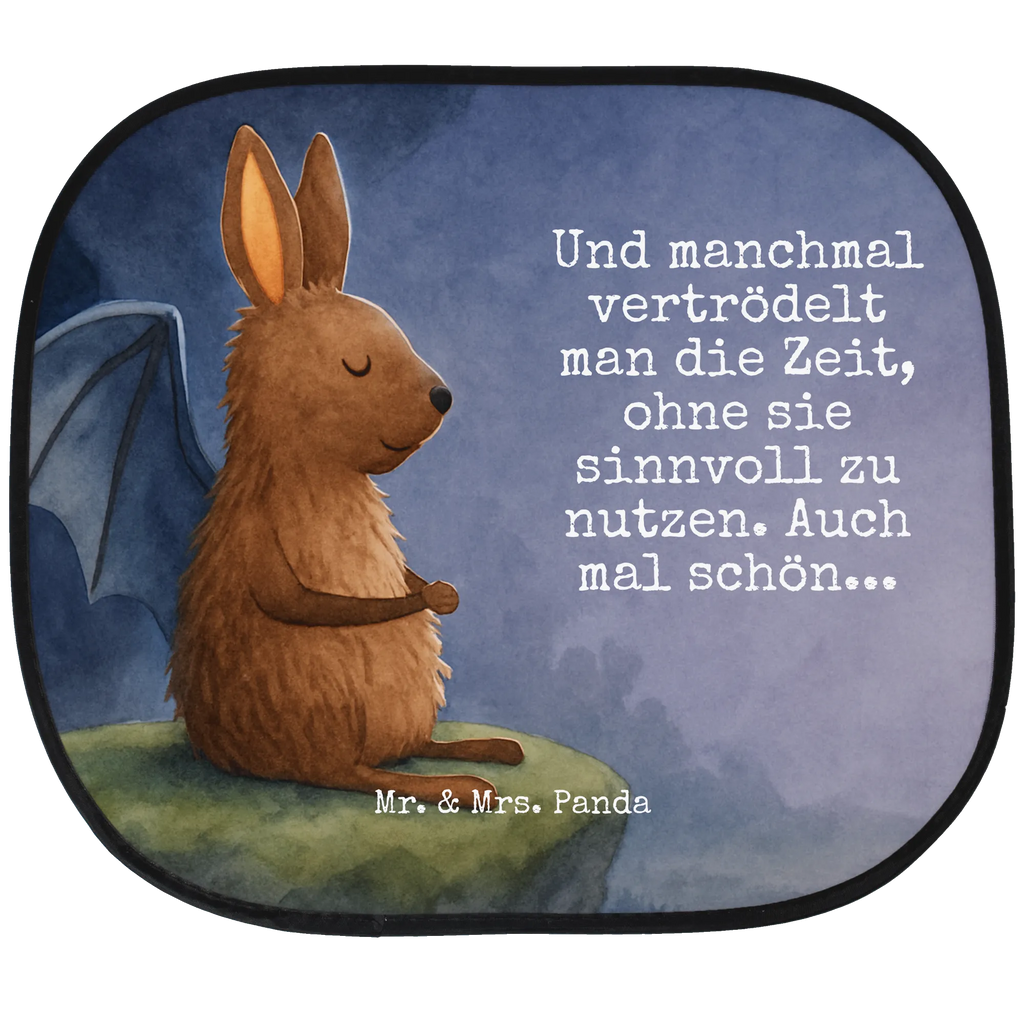 Osłona przeciwsłoneczna do samochodu Nietoperz siedzenie Design Motywy zwierzęce, dobra energia, zabawne powiedzonka, zwierzęta