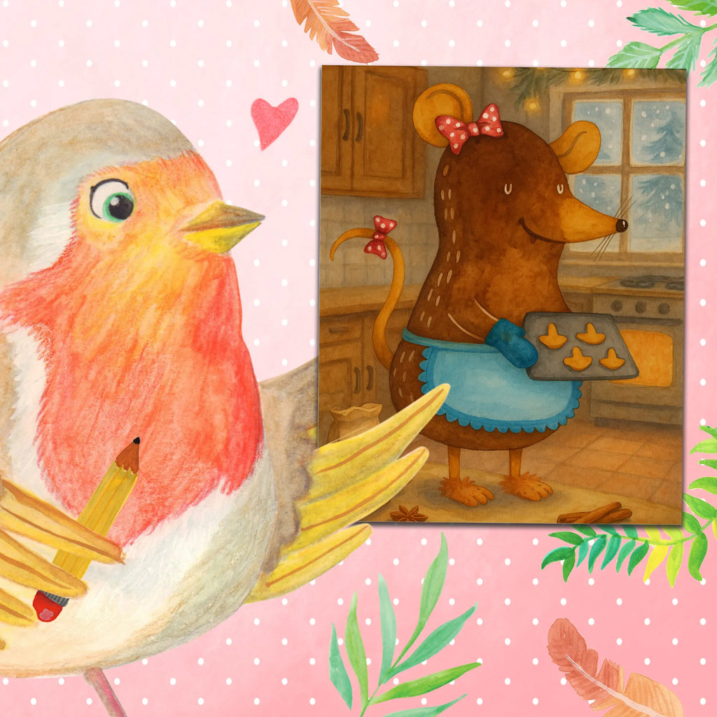 Paint by Numbers Mouse Cookies Design Winter, Christmas, Christmas time, snow, cookies, baking, christmas cookies, christmas, christmas baking, chaosqueen, mouse, winter