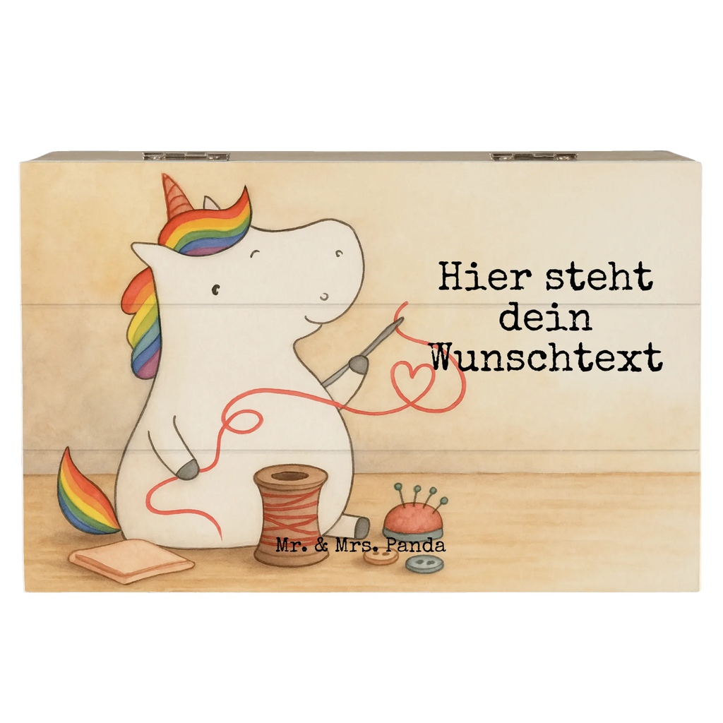 Personalizowane drewniane pudełko Jednorożec krawcowa Design Jednorożec, jednorożce, dekoracje jednorożca, jednorożec