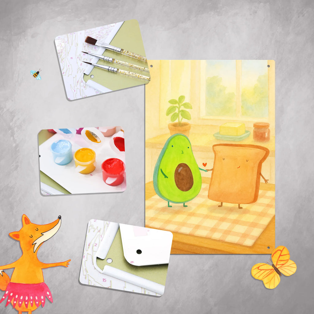 Paint by Numbers Metal Sign avocado toast Design avocado, vegetables, Anniversary, Girlfriend, Engagement, Couple, Lovers, Toast, Engagement party, Wedding gift, Toast bread, Avocado, Wedding, Anniversary gift, Friend