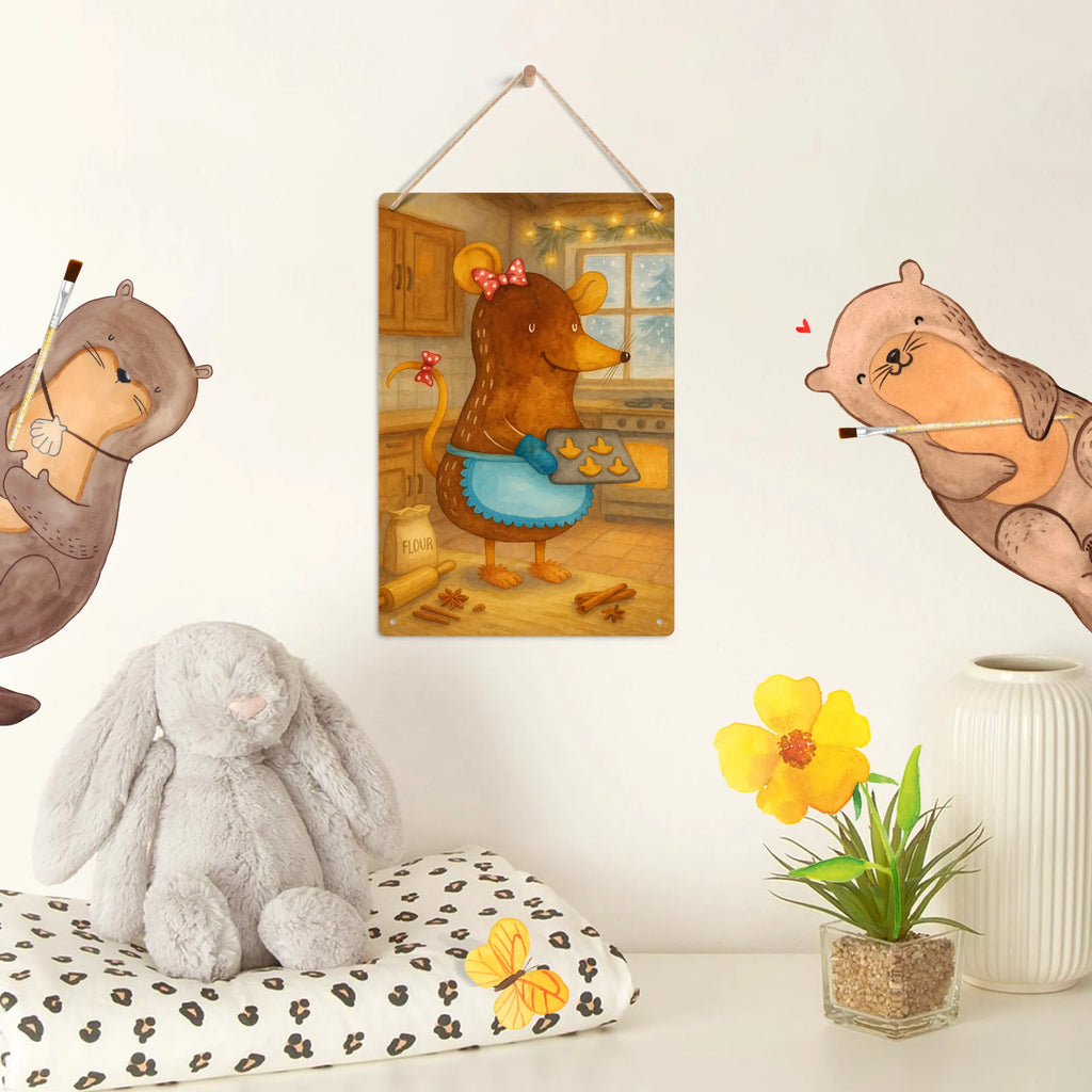 Paint by Numbers Metal Sign Mouse Cookies Design Winter, Christmas, Christmas time, snow, cookies, christmas baking, christmas, christmas cookies, mouse, chaosqueen, winter, baking