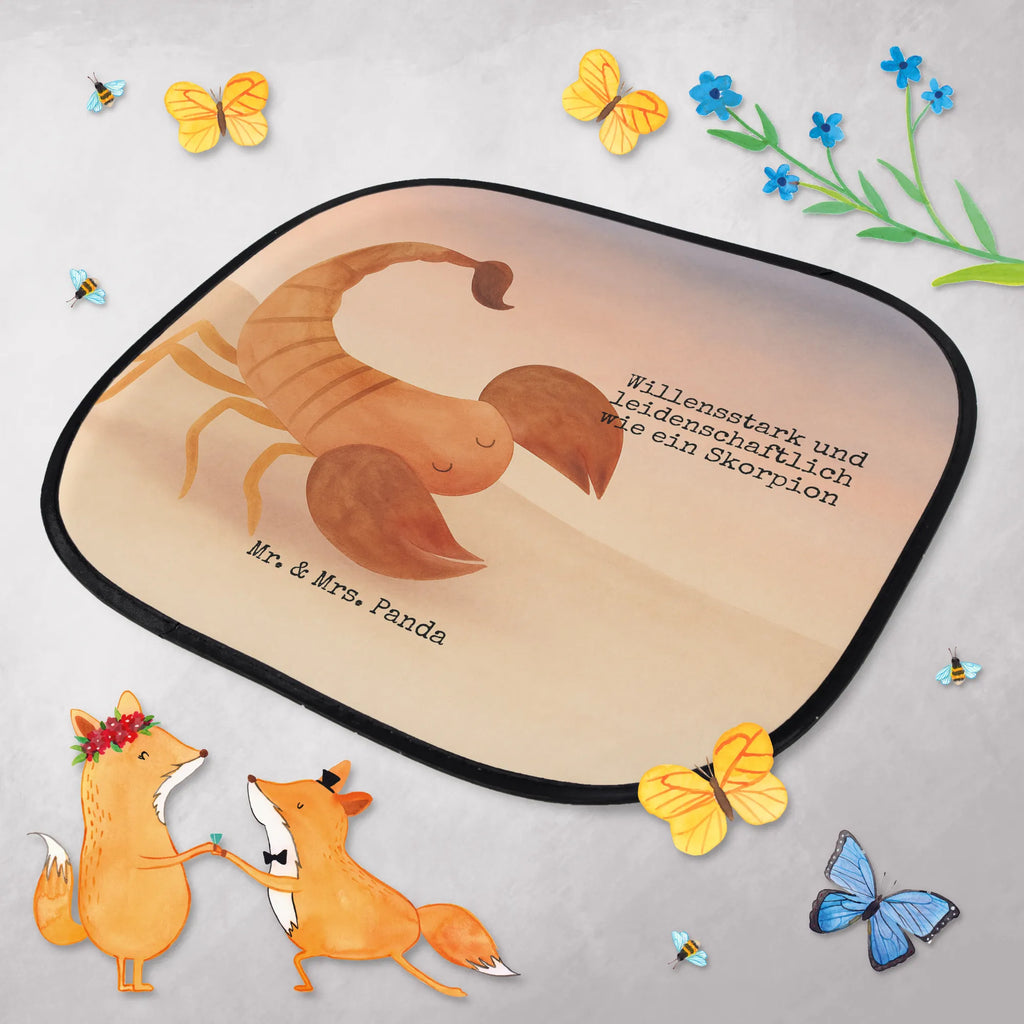 Osłona przeciwsłoneczna do samochodu znak zodiaku Skorpion Design Znak zodiaku, gwiazdozbiór, horoskop, astrologia, ascendent