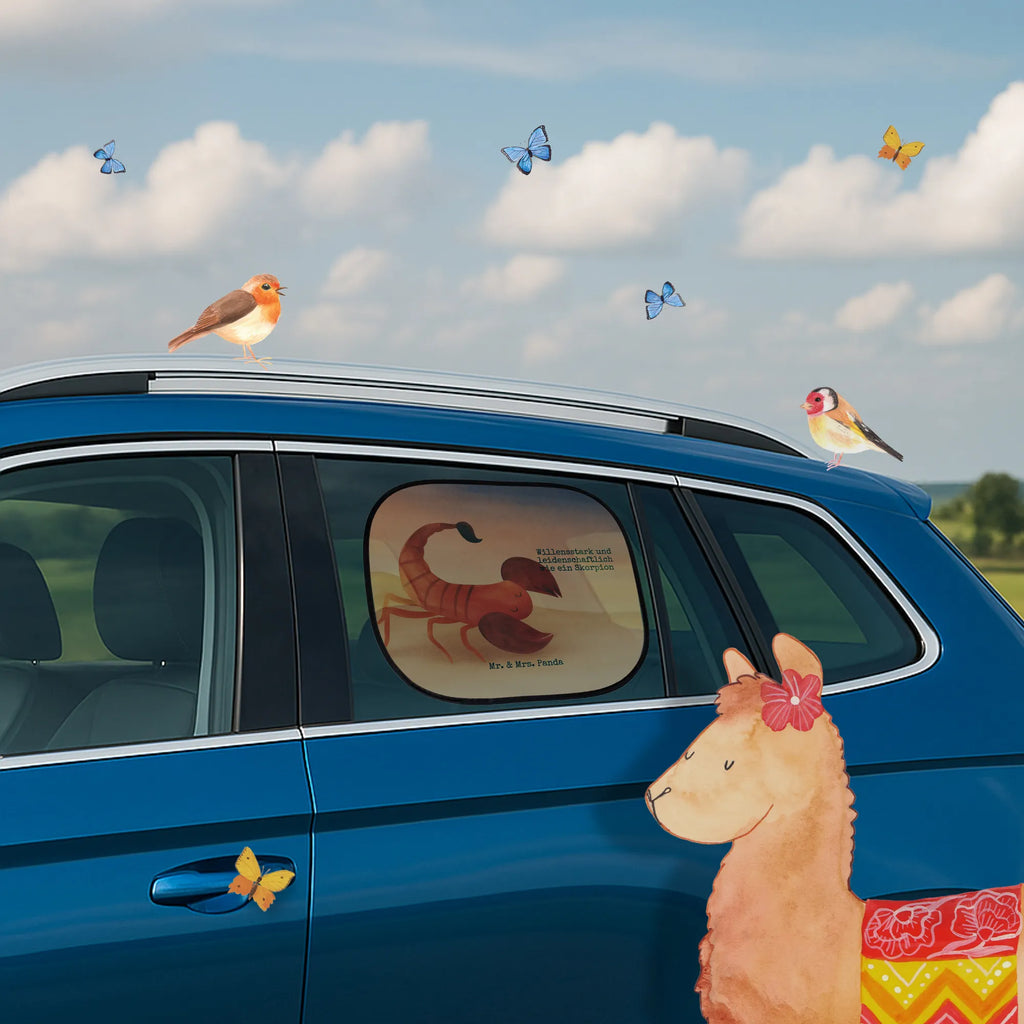 Osłona przeciwsłoneczna do samochodu znak zodiaku Skorpion Design Znak zodiaku, gwiazdozbiór, horoskop, astrologia, ascendent