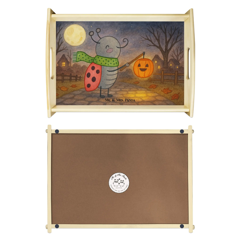 Frühstückstablett Smörle Laterne Design Frühstückstablett, Holztablett, Tablett, Serviertablett, Küchentablett, Dekotablett, Halloween, Deko, Martinssingen, Dekoration, Geschenke, Schenken, Laterne, Herbst, Marienkäfer