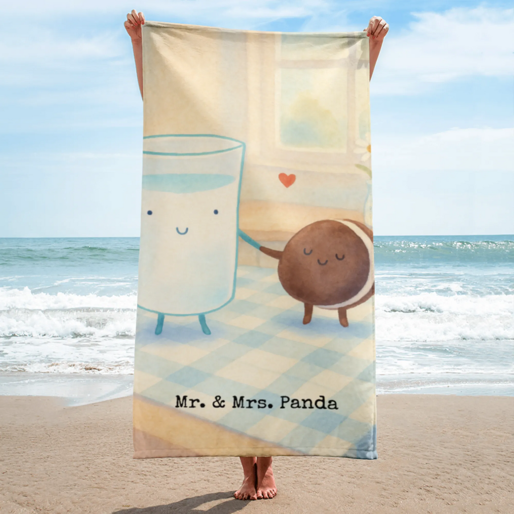 XL bath towel milk biscuit Design XL bath towel, large beach towel, spa towel, oversized towel, extra large swim towel, luxury bath sheet, small animals, cute, funny, cute animal motives, hand drawn, small world, funny sayings, good mood, happy, gifts, gift ideas, special gifts, animal lover, card, biscuit, motif sweet, Milk, cookie, milk, cookies, romantic, perfect couple, invitation breakfast, coffee