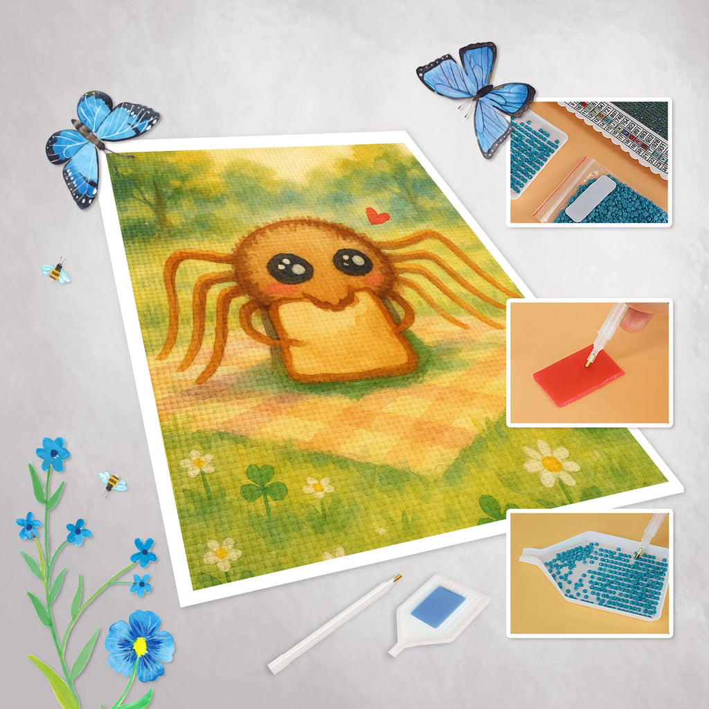 Diamond Painting Spinne Agathe Sandwich Design Diamond Painting Modern, Diamond Painting Tablett, Diamond Painting Set, Diamond Painting Motive, Diamond Painting Porträt, Diamond Painting Deko, Diamond Painting Für Kinder, Diamond Painting Klassisch, Diamond Painting Profi Set, Diamond Painting Bohrer, Diamond Painting Partial Drill, Diamond Painting Anfänger Set, Diamond Painting Geschenkidee, Diamond Painting Puzzle, DIY Diamond Painting, Diamond Painting, Diamond Art, Diamond Painting Muster, 5D Diamant Malerei, Diamond Painting Kit, Diamant Malerei, Diamond Painting Schlüsselanhänger, Diamond Painting Blumen, Diamond Painting Pinzette, Diamond Painting Tiere, Diamond Painting Für Erwachsene, Diamant Stickerei, Diamant Bild, Rhinestone Painting, Diamond Painting Quadratbohrer, Diamond Painting Tray, Diamond Painting Rundbohrer, Diamant Mosaik, Diamond Painting Zubehör, Diamond Painting Landschaft, Diamond Painting Full Drill, Diamond Painting Leinwand, Kristallbild, Diamond Painting Werkzeuge, DIY Strass Bild, Diamond Painting Schablone, Strass Malerei, Spinne Agathe, Spinne, Agathe, Videos, Merchandise, Alles wird gut, Hungrig, Hunger, Mut, Lebensfreude, Verfressen, Glück