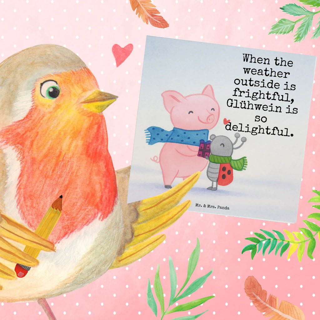 Karta Deluxe Rozgrzana Świnka Smörle Design Zima, Boże Narodzenie, dekoracje świąteczne, Mikołaj, Adwent, Wigilia, zimowy motyw