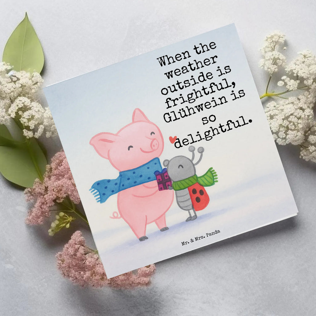 Karta Deluxe Rozgrzana Świnka Smörle Design Zima, Boże Narodzenie, dekoracje świąteczne, Mikołaj, Adwent, Wigilia, zimowy motyw