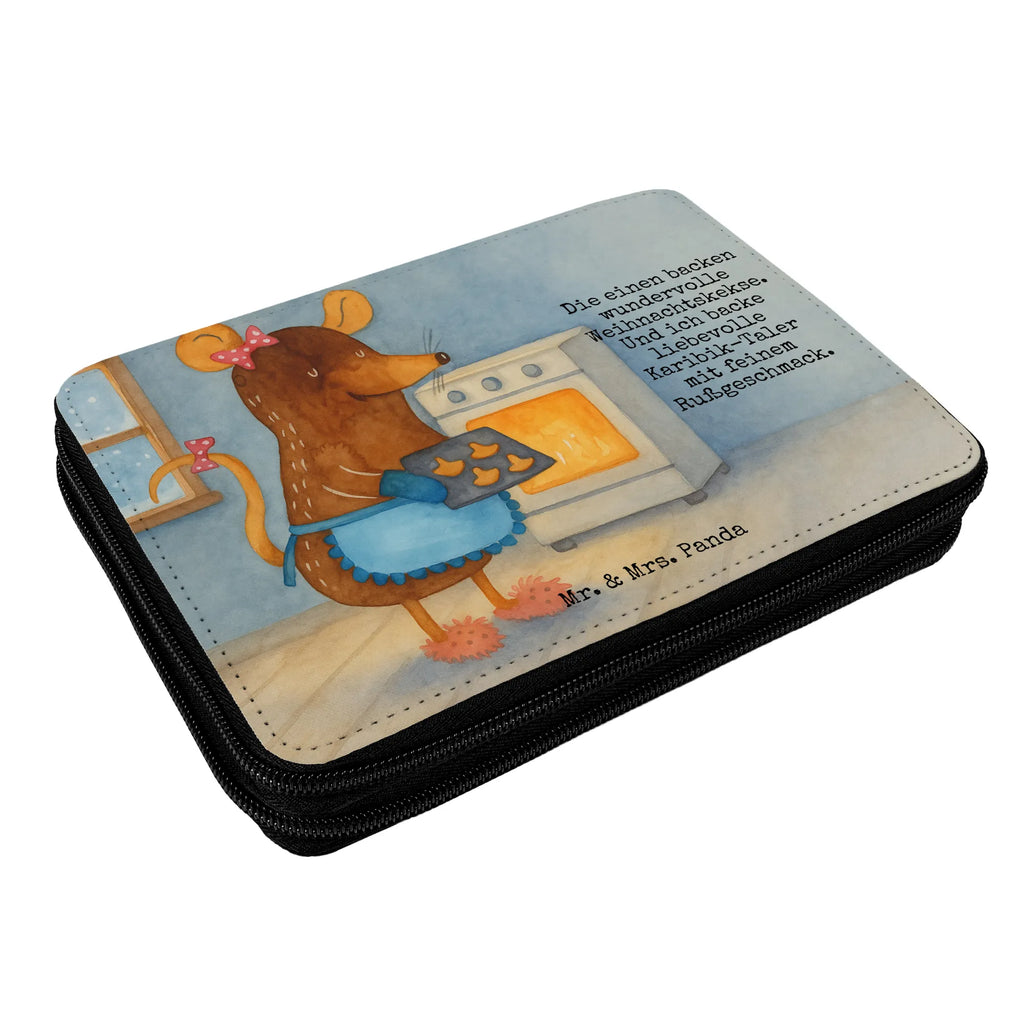 Leather folder Mouse Cookies Design motif, pupil, pencil case, gift, primary school, pencil bag, school, enrolment, pen roll, child, Winter, Christmas, Christmas time, snow, cookies, chaosqueen, christmas baking, mouse, christmas cookies, winter, christmas, baking