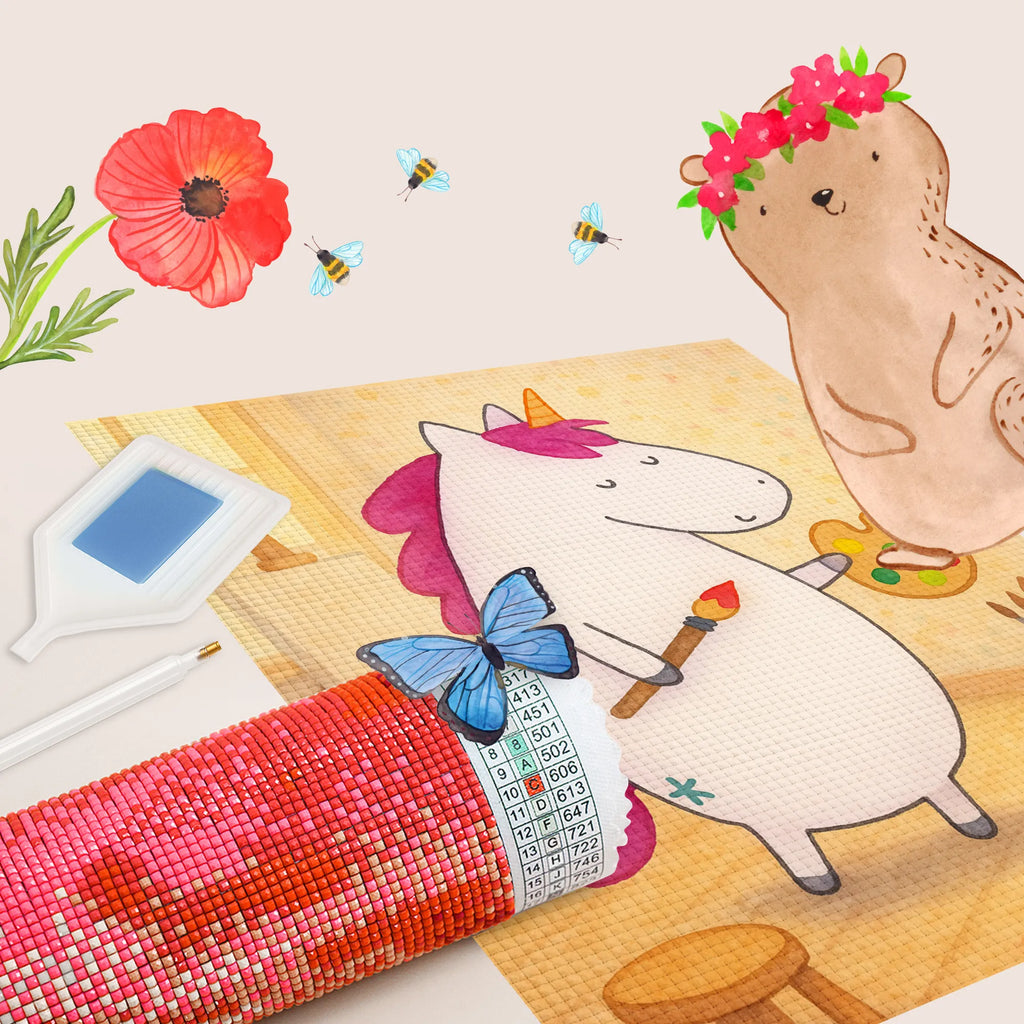 Diamond Painting unicorn Artist Design unicorn, unicorns, Gift, World, Brush, English, Artist, Painter gift, Artist gift, Pen, Unicorn, Painting, Artist present, Drawing