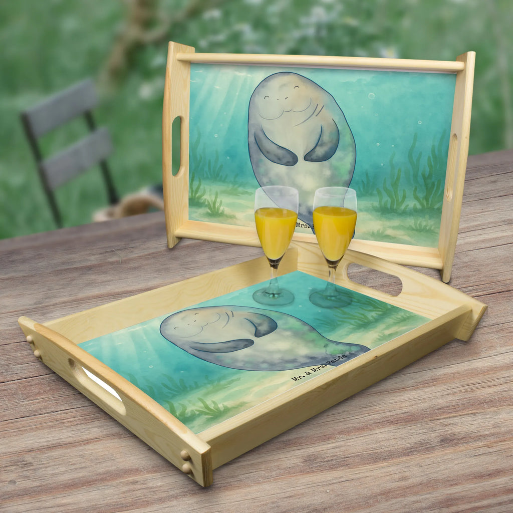 Serving tray manatee happy Design breakfast tray, serving tray, wooden tray, tray, kitchen tray, Seafood, aquatic animals, ocean, sea, fish, shells, corals, reef, whale, narwhal, sea urchin, lobster, platypus, turtle, manatee, crocodile, orca, shrimp, gifts for seafood lovers, water world, underwater animals, underwater world, vacation, deep sea, seafood fans, gift ideas, seafood decoration, seafood posters, Manatees, Girlfriend, Satisfaction, Self-love, New beginning, New start, Manatee, Carefulness, Respect, Lovesickness