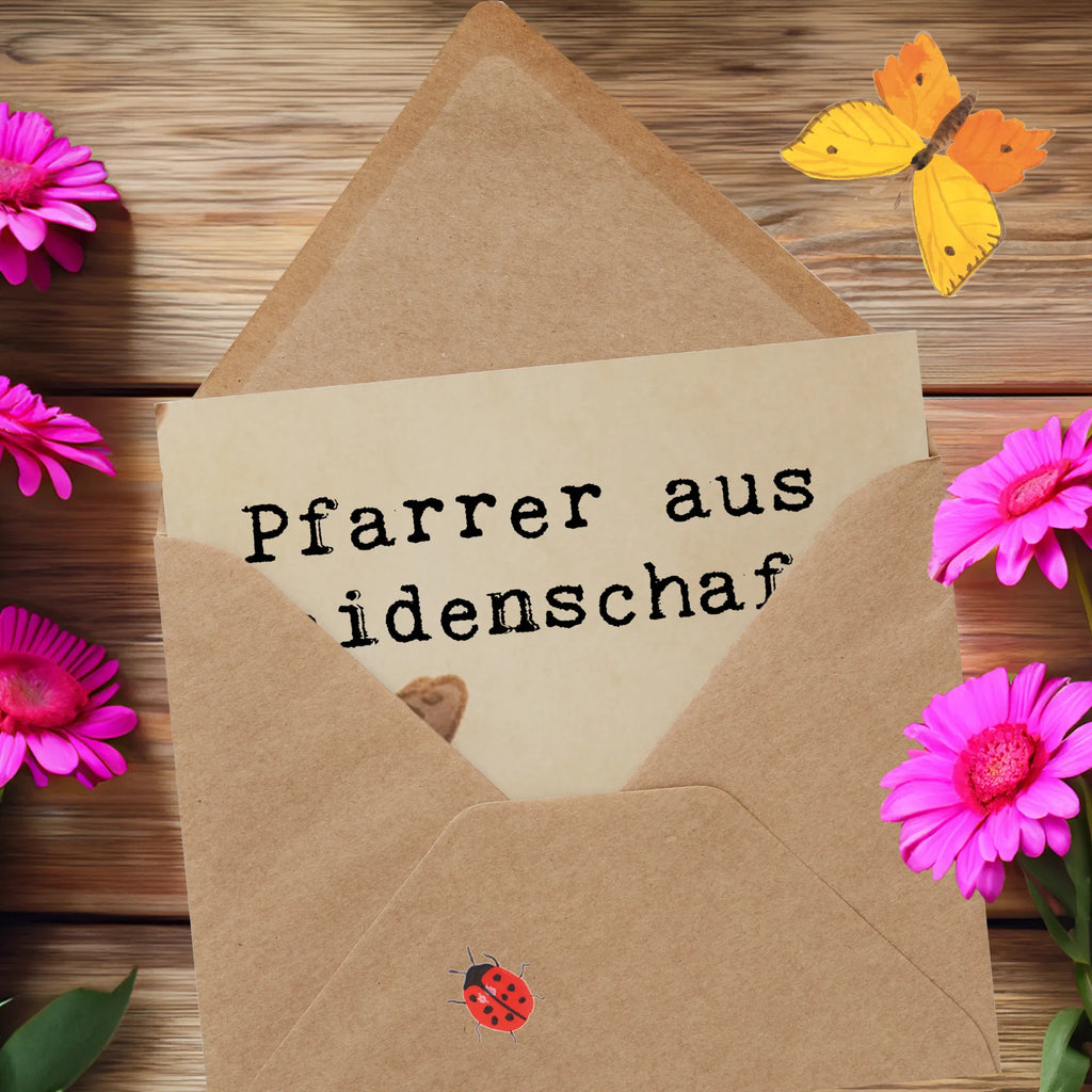 Deluxe Card Pastor Passion Design gift, gift idea, best, farewell gift, passing exam, anniversary, retirement, promotion, job start, sayings, funny, profession