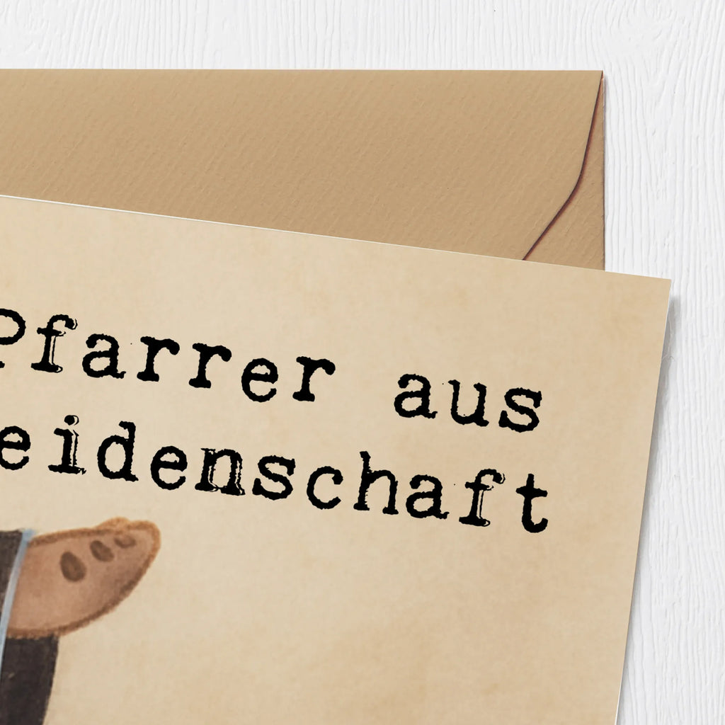 Deluxe Card Pastor Passion Design gift, gift idea, best, farewell gift, passing exam, anniversary, retirement, promotion, job start, sayings, funny, profession