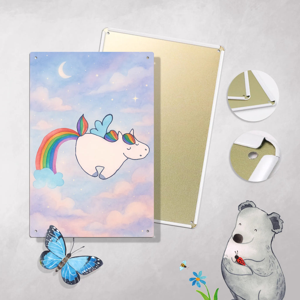 Paint by Numbers Metal Sign unicorn Pegasus Design unicorn, unicorns, pegasus, playing, Unicorn, rainbow, saying fun, unicorn love, glitter, growing up, reality