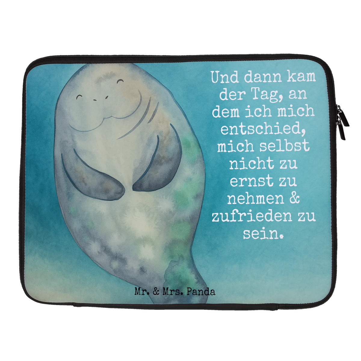 Notebook Tasche Seekuh Happy Design Laptop Sleeve, Laptop Case, Notebook-Sleeve, Schutzhülle Laptop, Notebook Sleeve, Computertasche, Notebook Case, Notebook-Case, Tasche Laptop, Hülle Laptop, Laptop-Case, Laptoptasche, Laptop-Hülle, Laptop Hülle, Notebooktasche, Laptop Tasche, Notebook Hülle, Laptophülle, Laptop-Sleeve, Schutzhülle Notebook, Notebookhülle, Notebook Tasche, Meer, Urlaub, Meerestiere, Zufrieden, Liebeskummer, Seekühe, Seekuh, Neustart, Selbstliebe, Freundin, Neuanfang, Achtsamkeit, Respekt