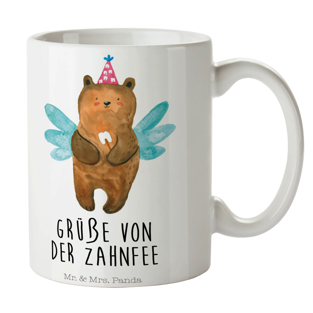 Mug bear tooth fairy teddy bear, cuddly toy, fairy, first tooth, milk tooth, Tooth fairy