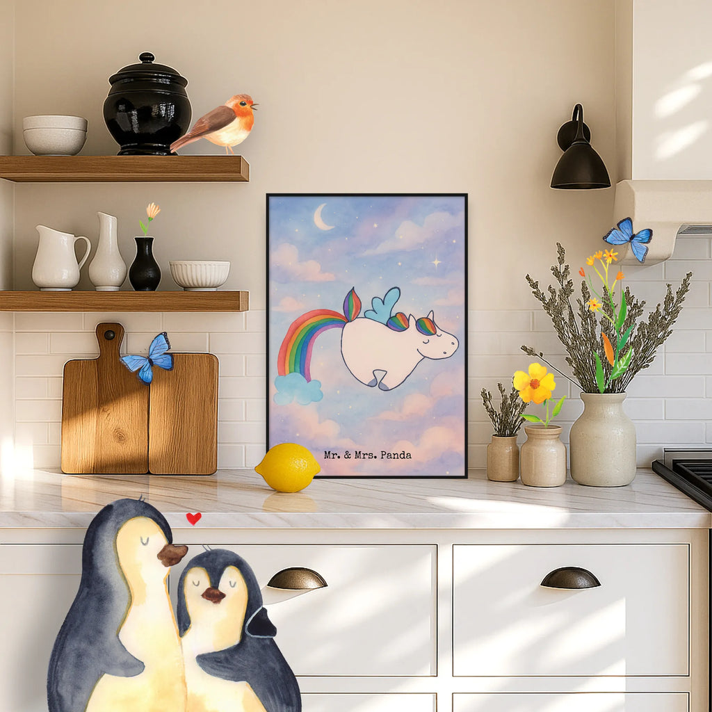 Plakat jednorożec Latający koń Design Jednorożec, jednorożce, dekoracje jednorożca, jednorożec