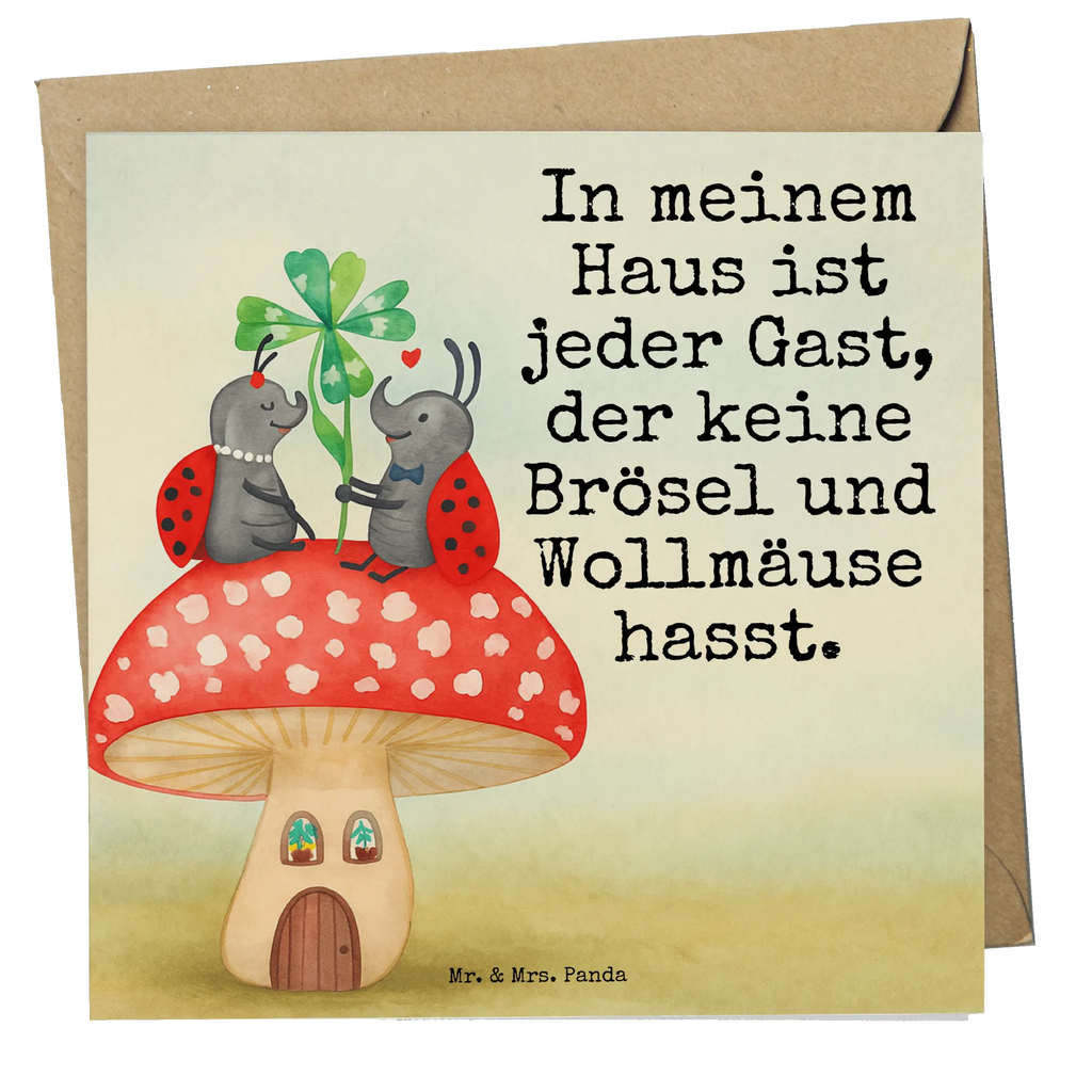 Karta Deluxe biedronka Muchomor Design Karte, Grußkarte, Klappkarte, Einladungskarte, Glückwunschkarte, Hochzeitskarte, Geburtstagskarte, Hochwertige Grußkarte, Hochwertige Klappkarte, Tiermotive, Gute Laune, lustige Sprüche, Tiere, Haus, Wohnung, zuhause, Fliegenpilz, Marienkäfer, Fleigenpilzhaus