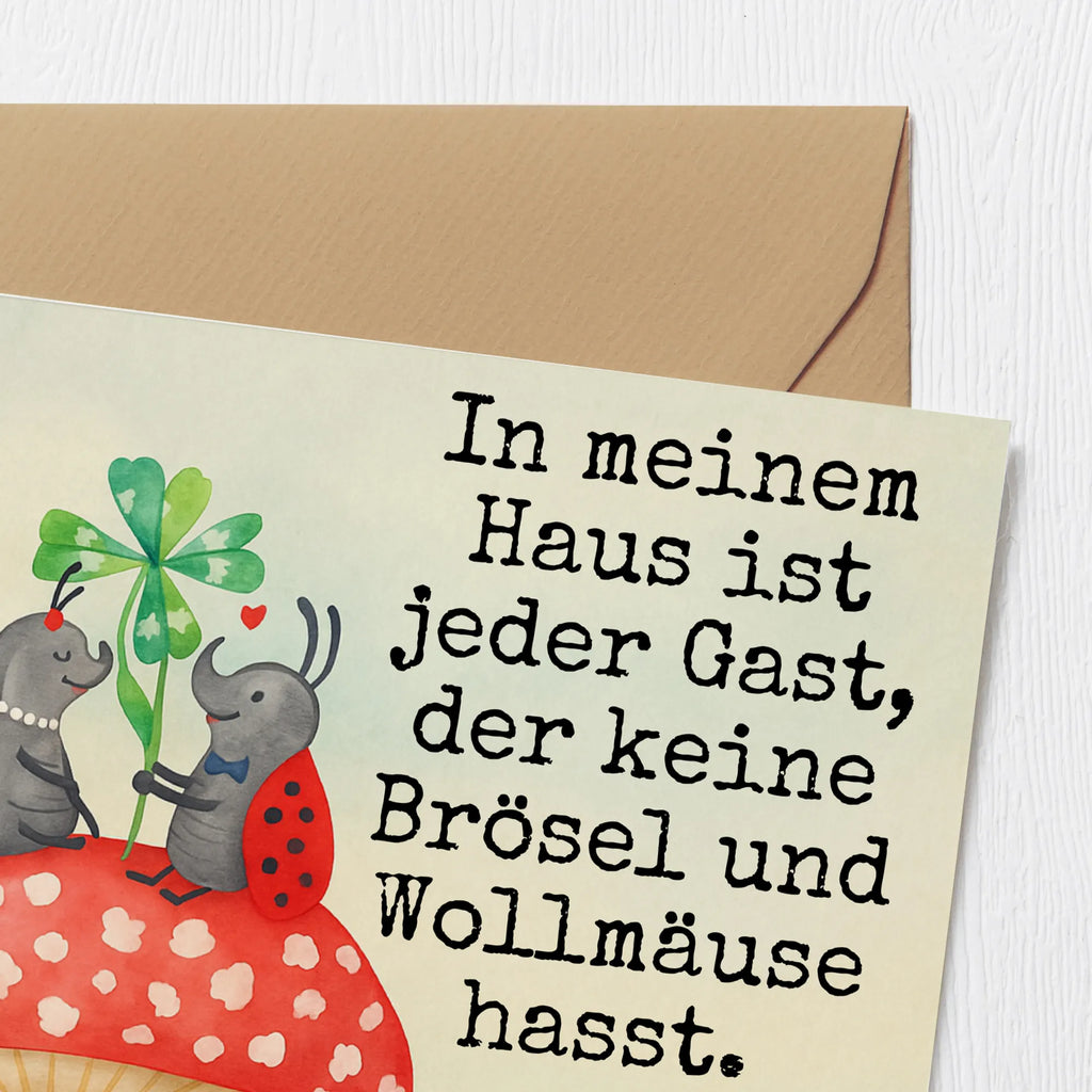 Karta Deluxe biedronka Muchomor Design Karte, Grußkarte, Klappkarte, Einladungskarte, Glückwunschkarte, Hochzeitskarte, Geburtstagskarte, Hochwertige Grußkarte, Hochwertige Klappkarte, Tiermotive, Gute Laune, lustige Sprüche, Tiere, Haus, Wohnung, zuhause, Fliegenpilz, Marienkäfer, Fleigenpilzhaus