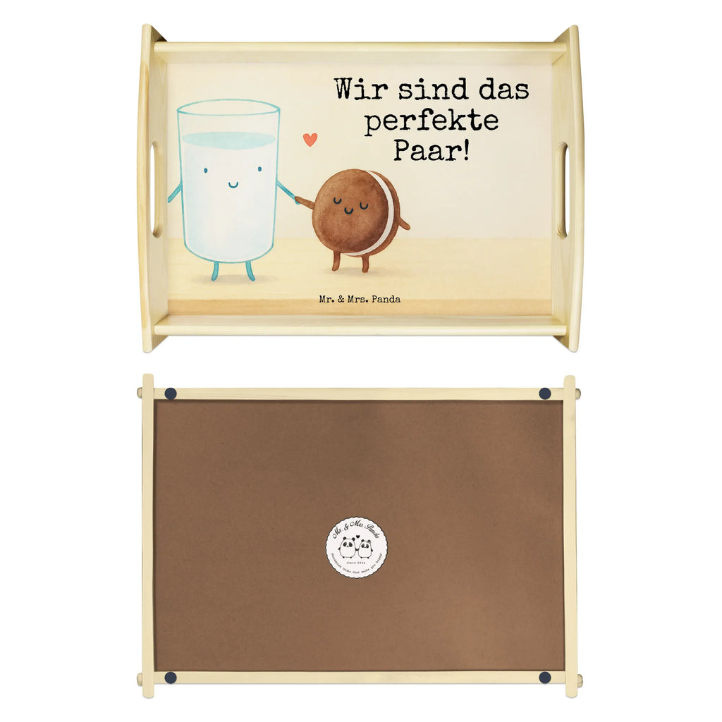 Holztablett Milch Keks Design Küchentablett, Frühstückstablett, Tablett, Serviertablett, Dekotablett, Holztablett, Tiermotive, Gute Laune, lustige Sprüche, Tiere, Kaffee, Motiv süß, Keks, perfektes Paar, Cookie, Einladung Frühstück, Milch, Milk, romantisch, Kekse