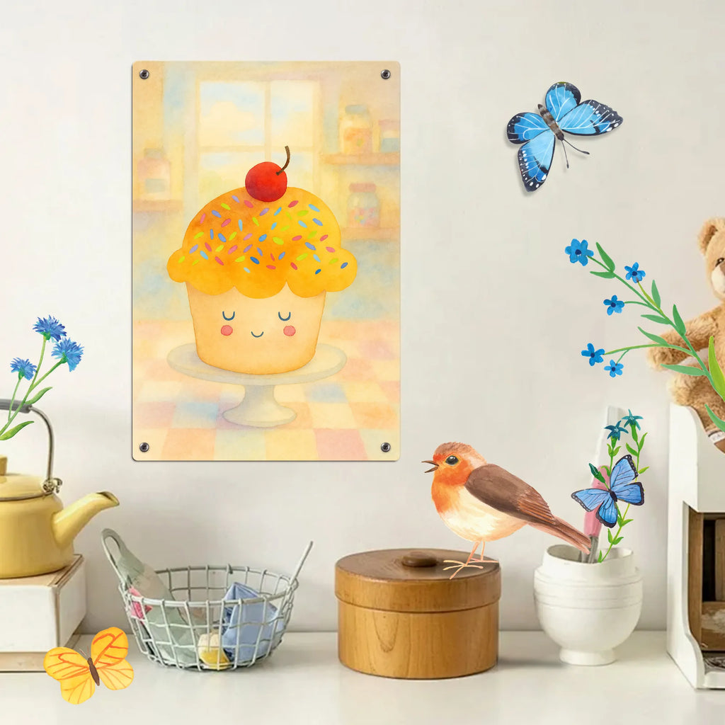 Metalowy szyld do malowania po numerach Babeczka Design Motywy zwierzęce, dobra energia, zabawne powiedzonka, zwierzęta