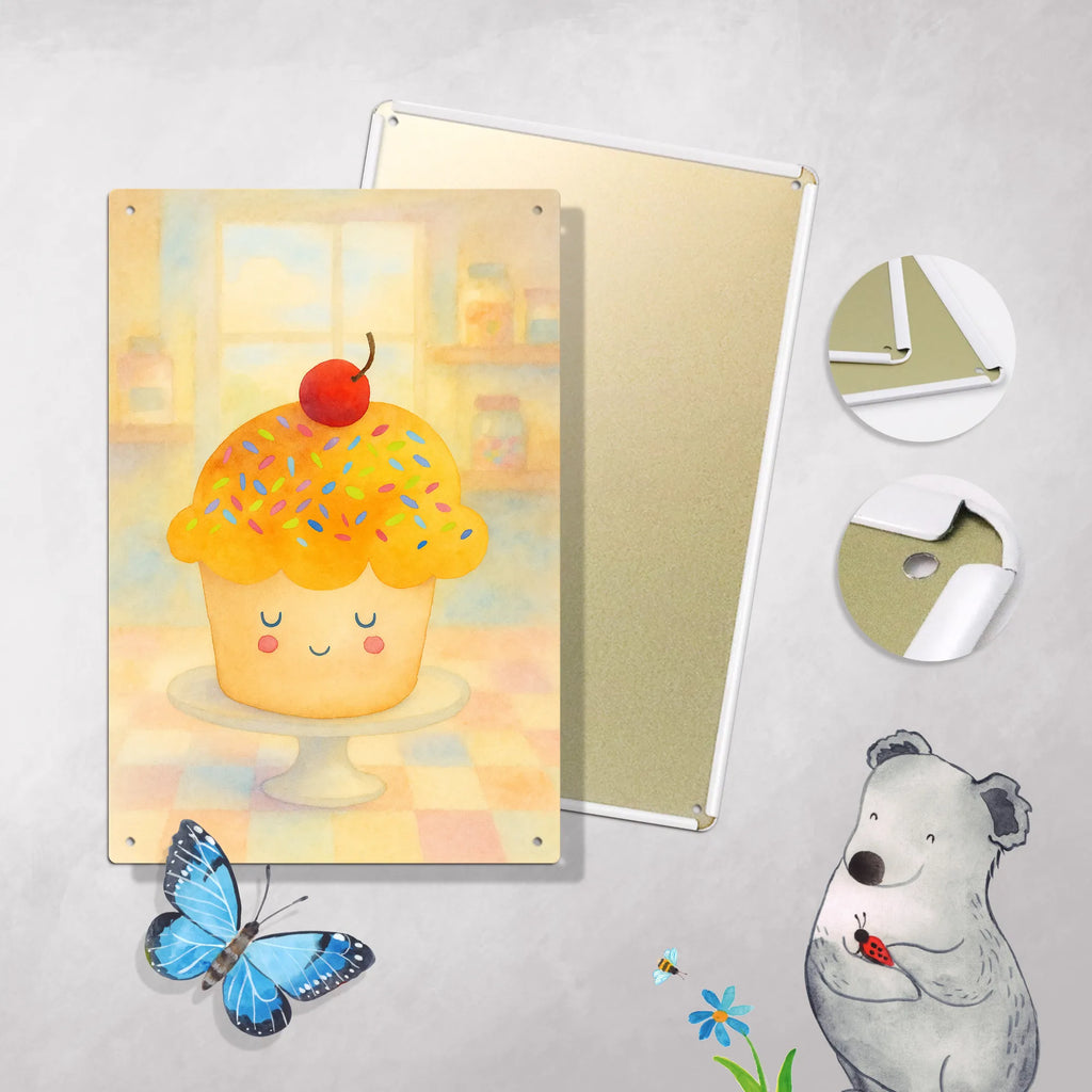 Metalowy szyld do malowania po numerach Babeczka Design Motywy zwierzęce, dobra energia, zabawne powiedzonka, zwierzęta