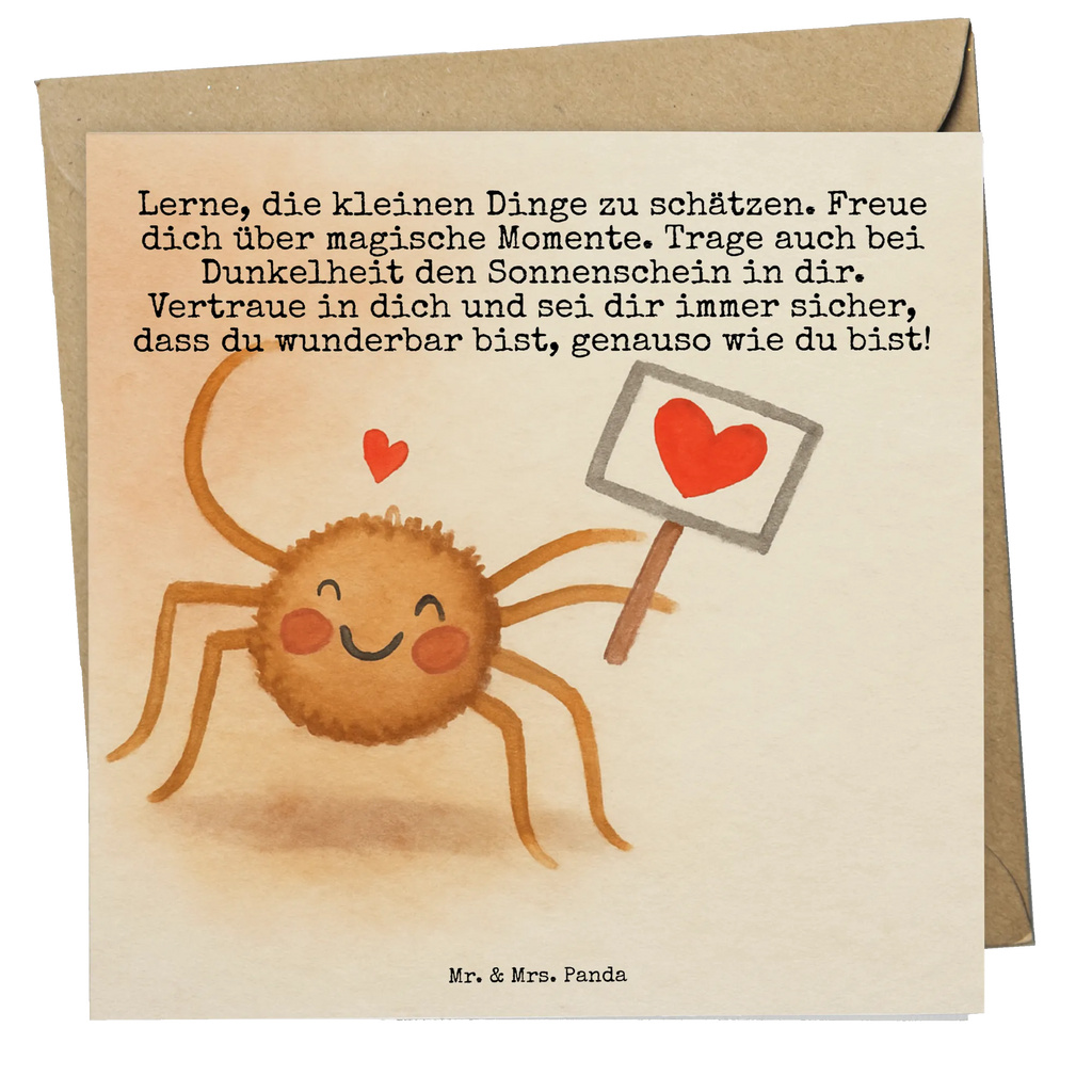 Karta Deluxe Pająk Agata Motywacja Design Karte, Grußkarte, Klappkarte, Einladungskarte, Glückwunschkarte, Hochzeitskarte, Geburtstagskarte, Hochwertige Grußkarte, Hochwertige Klappkarte, Spinne Agathe, Spinne, Agathe, Videos, Merchandise, Motivation, Glück, Liebe, Vertrauen, Dankeschön