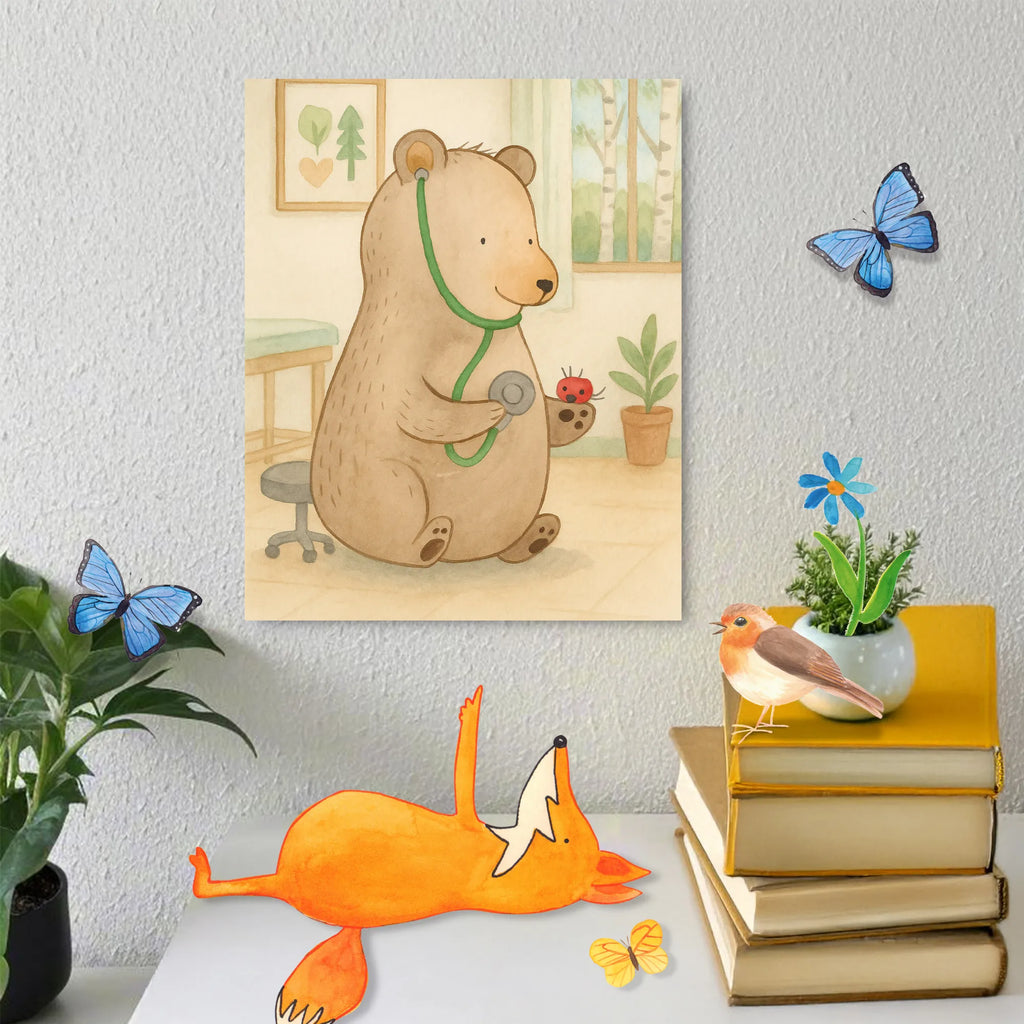 Paint by Numbers bear Physician Design Künstler, Kreativität, Malen, Baseln, Kunstwerk, Malen nach Zahlen, Bastelidee, Ausmalbild, DIY, Bär, Teddy, Teddybär, Arzt, Ärztin, Professorin, Doktor, Doktorin, Professor