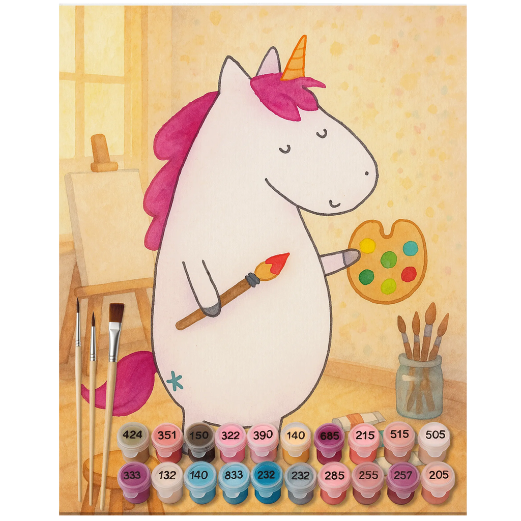 Paint by Numbers unicorn Artist Design Baseln, Malen nach Zahlen, Ausmalbild, Bastelidee, Malen, Kunstwerk, DIY, Künstler, Kreativität, Einhorn, Einhörner, Einhorn Deko, Unicorn, Geschenk, Pinsel, Zeichnen, Englisch, Stift, Artist, Welt, Maler, Farbe