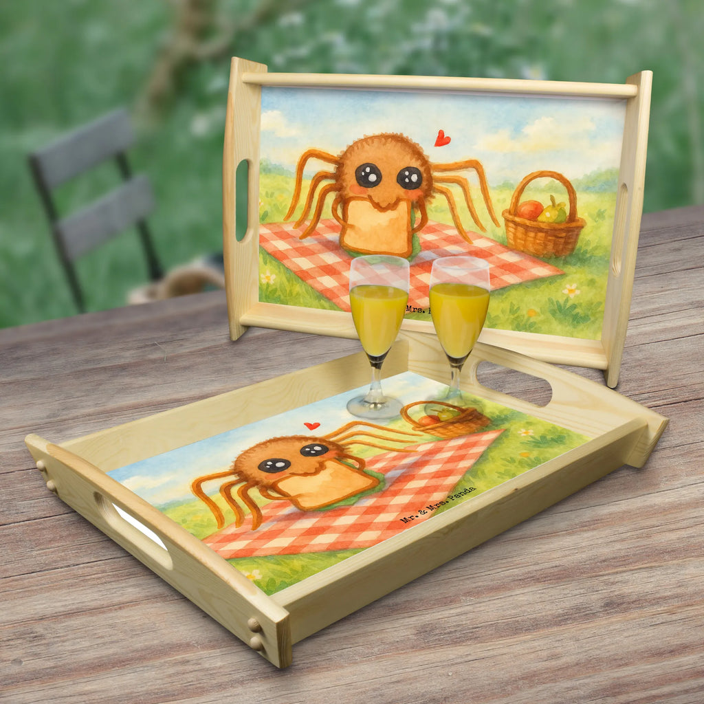 Serving tray Spider Agathe Sandwich Design Küchentablett, Serviertablett, Tablett, Dekotablett, Frühstückstablett, Holztablett, Spinne Agathe, Spinne, Agathe, Videos, Merchandise, Alles wird gut, Glück, Lebensfreude, Mut, Hunger, Hungrig, Verfressen