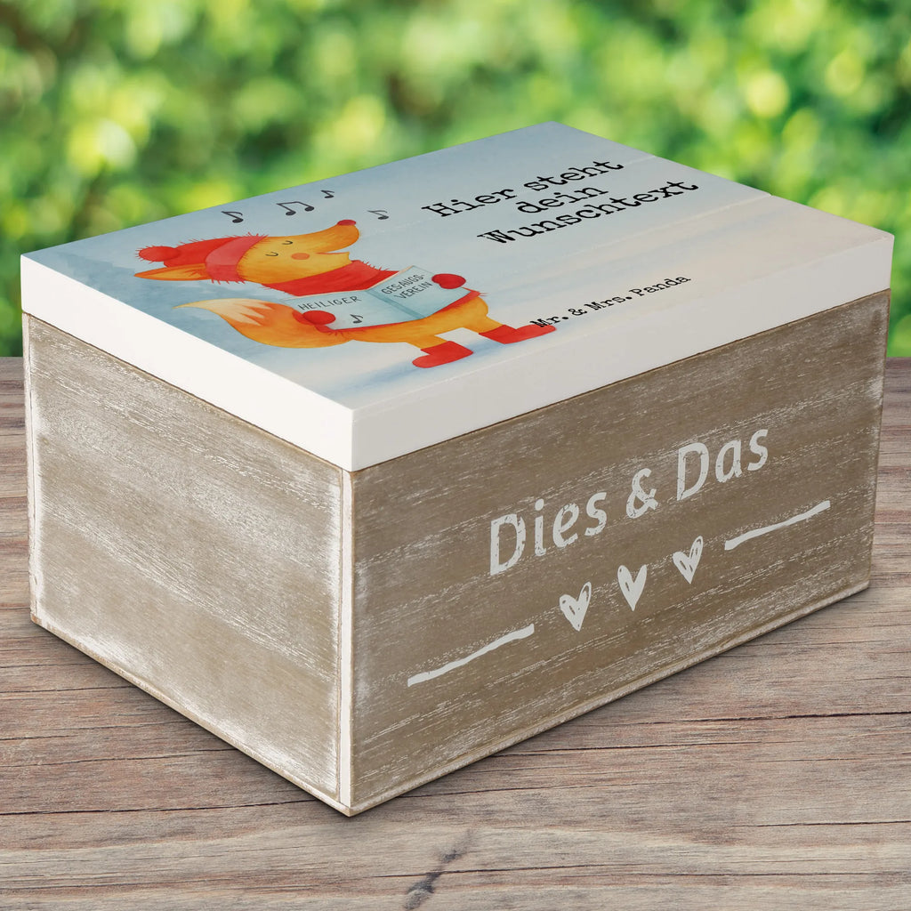 Personalizowane drewniane pudełko lis Śpiewak Design Dekokiste mit Namen, Erinnerungskiste Personalisiert, Holzkiste Personalisiert, Aufbewahrungsbox Personalisiert, Erinnerungsbox Personalisiert, mit Namen, Kiste Personalisiert, Kiste mit Namen, Aufbewahrungsbox mit Namen, Truhe mit Namen, Truhe Personalisiert, Schatzkiste Personalisiert, Schatulle Personalisiert, Geschenkbox personalisiert, Erinnerungskiste, Dekokiste Personalisiert, Erinnerungsbox mit Namen, Schatulle mit Namen, Schatzkiste mit Namen, GEschenkdose personalisiert, Holzkiste mit Namen, Winter, Weihnachten, Weihnachtsdeko, Nikolaus, Advent, Heiligabend, Wintermotiv, Geschenk Sänger, Sänger, Füchse, Singen, Weihnachtslieder, Fuchs
