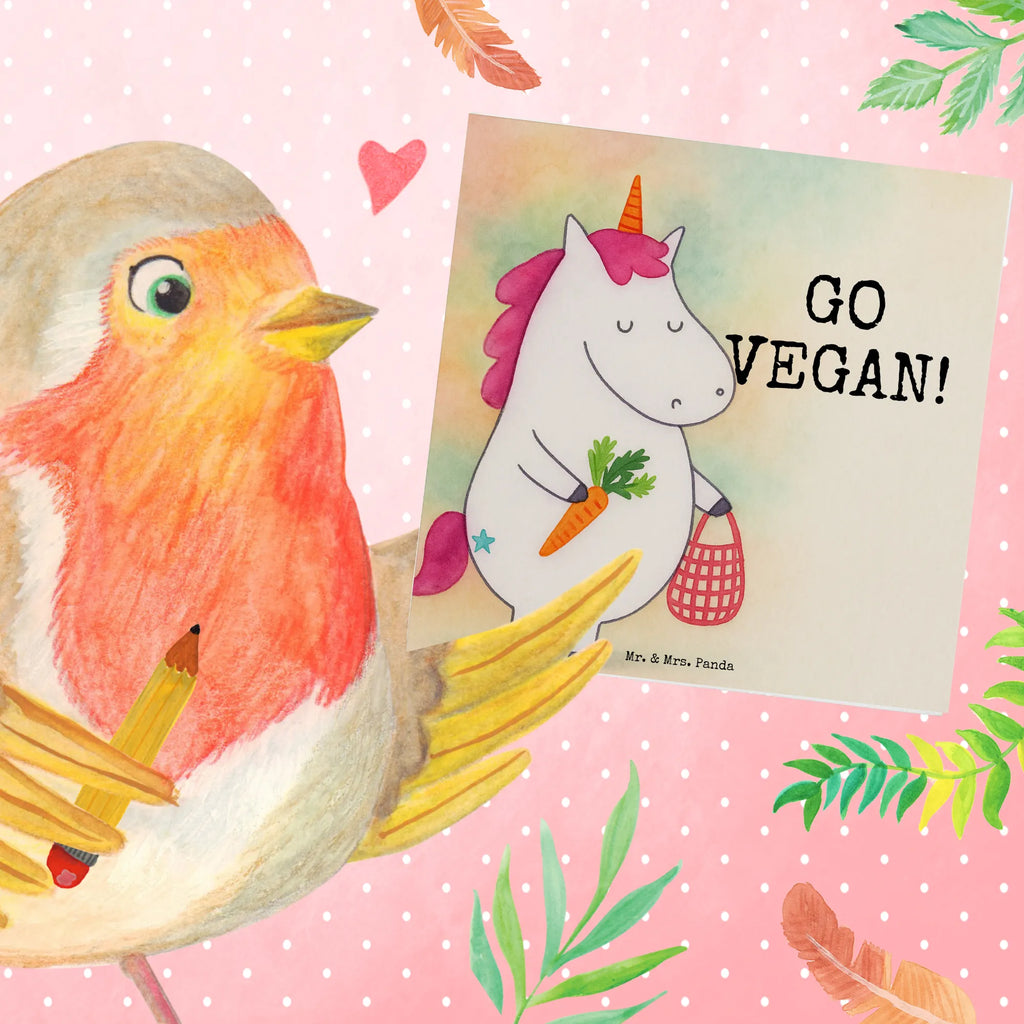 Deluxe Karte Einhorn Vegan Design Karte, Grußkarte, Klappkarte, Einladungskarte, Glückwunschkarte, Hochzeitskarte, Geburtstagskarte, Hochwertige Grußkarte, Hochwertige Klappkarte, Einhorn, Einhörner, Einhorn Deko, Unicorn, vegan, Gesund leben, Vegetariar, Rohkost, Gesund essen, Veganismus, Veganer