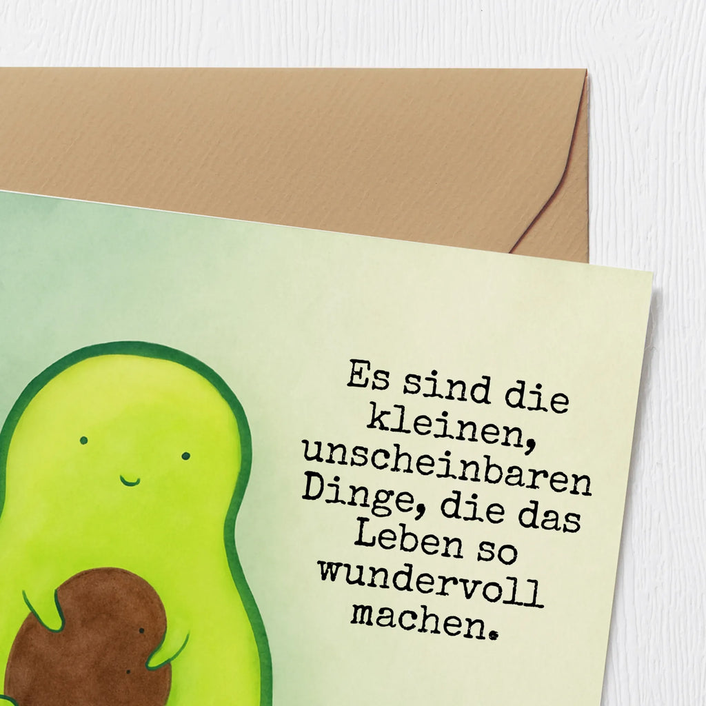 Deluxe Karte Avocado Kern Design Karte, Grußkarte, Klappkarte, Einladungskarte, Glückwunschkarte, Hochzeitskarte, Geburtstagskarte, Hochwertige Grußkarte, Hochwertige Klappkarte, Avocado, Veggie, Vegan, Gesund, Avokado, Avocadokern, Kern, Pflanze, Spruch Leben